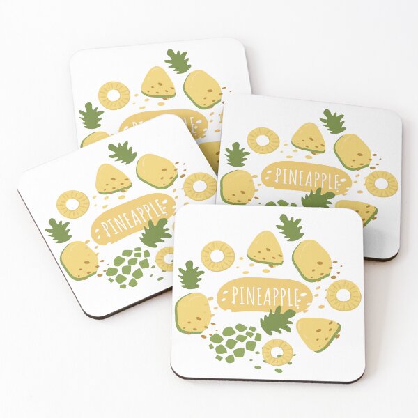 Item preview, Juicy fruit delicious pineapple pattern designed and sold by Deepness2023.