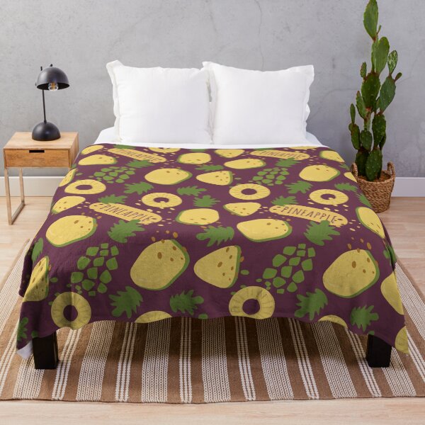 Item preview, Juicy fruit delicious pineapple pattern designed and sold by Deepness2023.