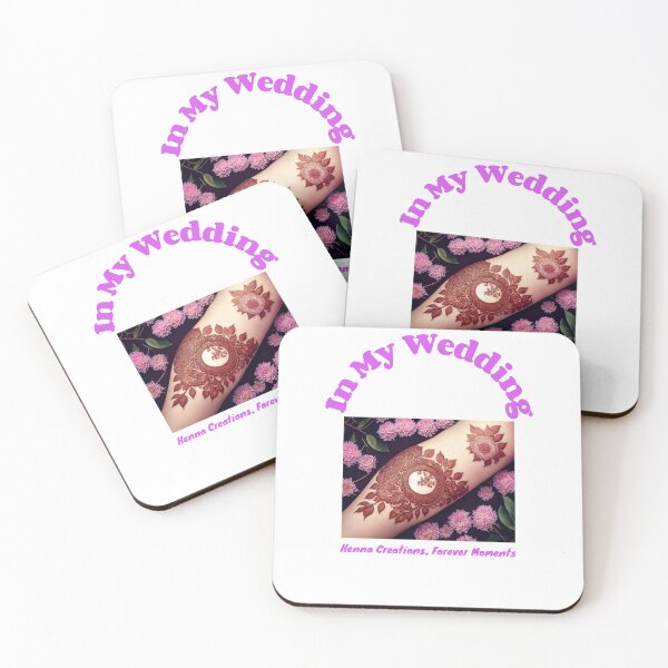 Item preview, In My Wedding-Henna Creations, Forever Moments designed and sold by PrintPopTees.