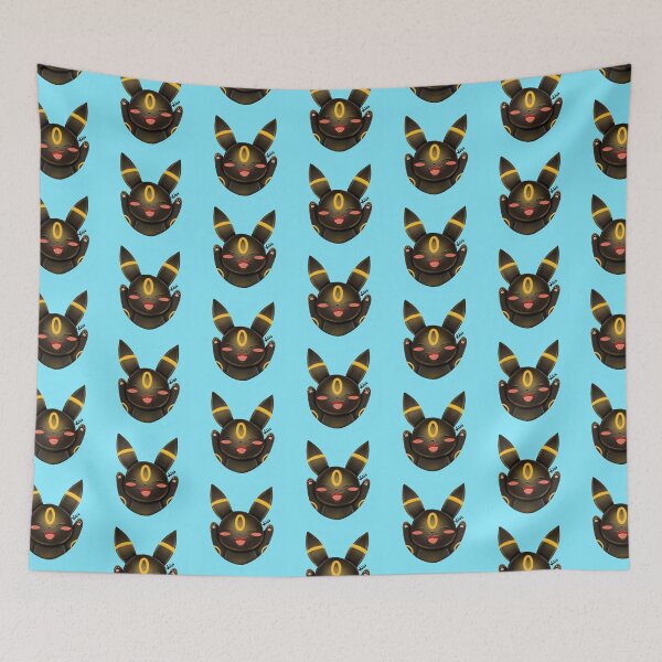 Item preview, Cute Black Fox with Neon Yellow Rings designed and sold by VulpyArt.