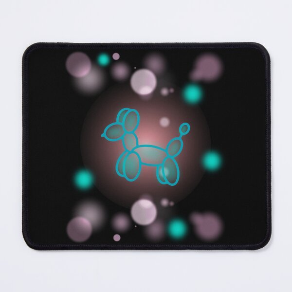 Item preview, Neon balloon dog with bubbles designed and sold by MargoMalej.