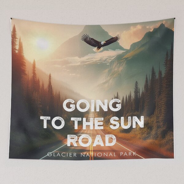 Item preview, Going To The Sun Road Montana Eagle designed and sold by Esskay Designs.