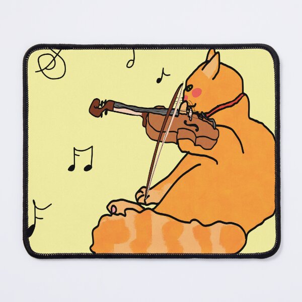Item preview, Cat playing violin designed and sold by Kaewtaming.