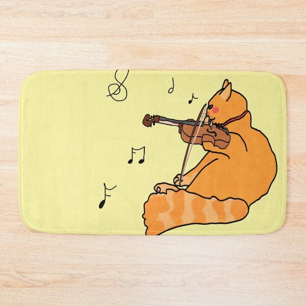 Item preview, Cat playing violin designed and sold by Kaewtaming.