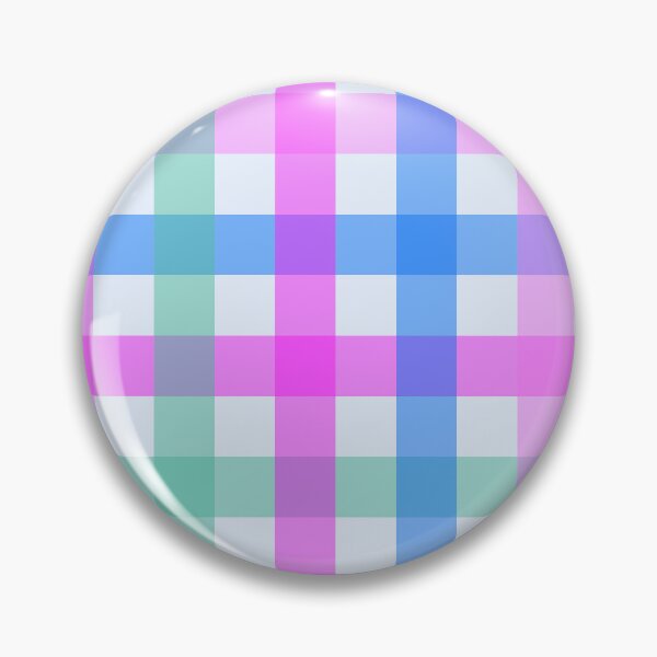 Item preview, pink blue green gingham  designed and sold by wordznart.