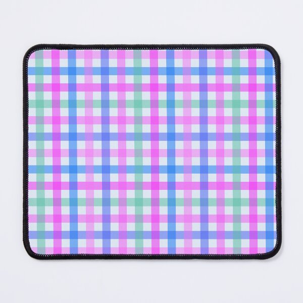 Item preview, pink blue green gingham  designed and sold by wordznart.