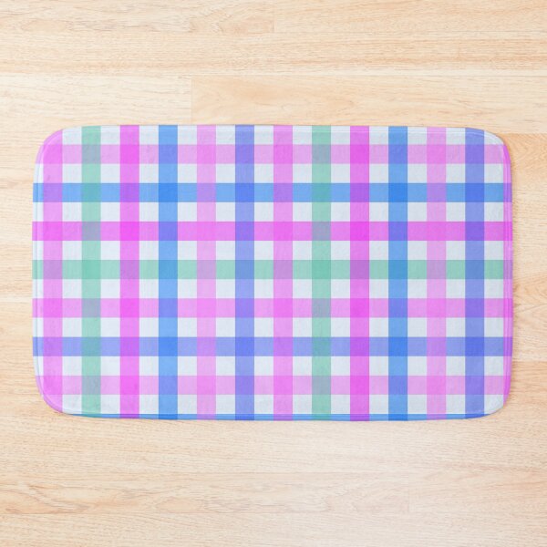 Item preview, pink blue green gingham  designed and sold by wordznart.