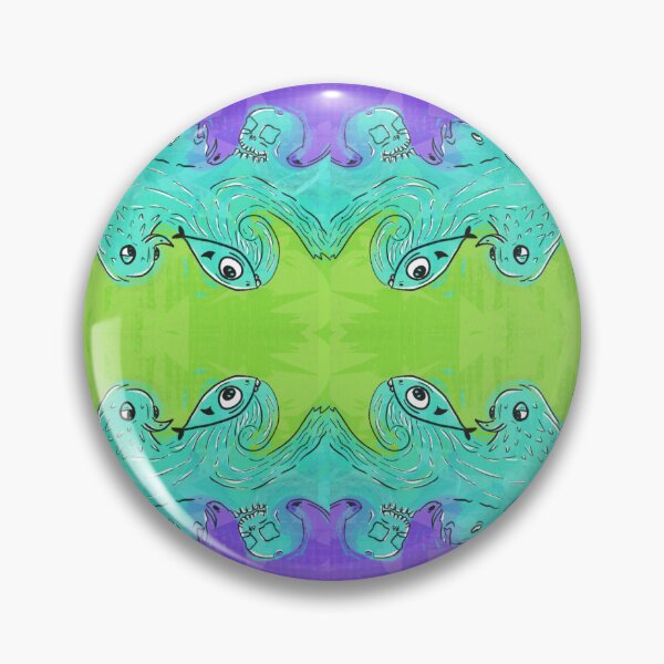 Item preview, Waves merging – A colourful illustration designed and sold by MysticalFruit.