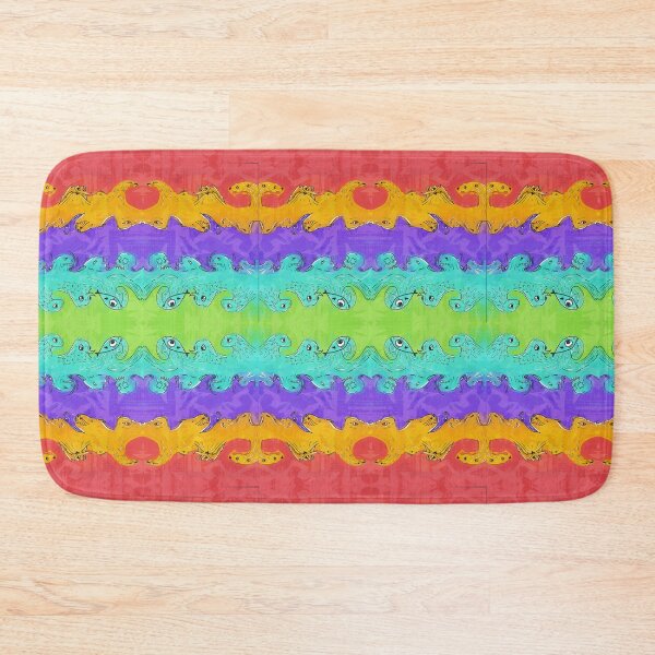 Item preview, Waves merging – A colourful illustration designed and sold by MysticalFruit.
