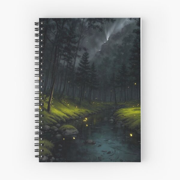 Aperçu de l'œuvre Lumières mystiques de la forêt créée et vendue par MidnightArk.