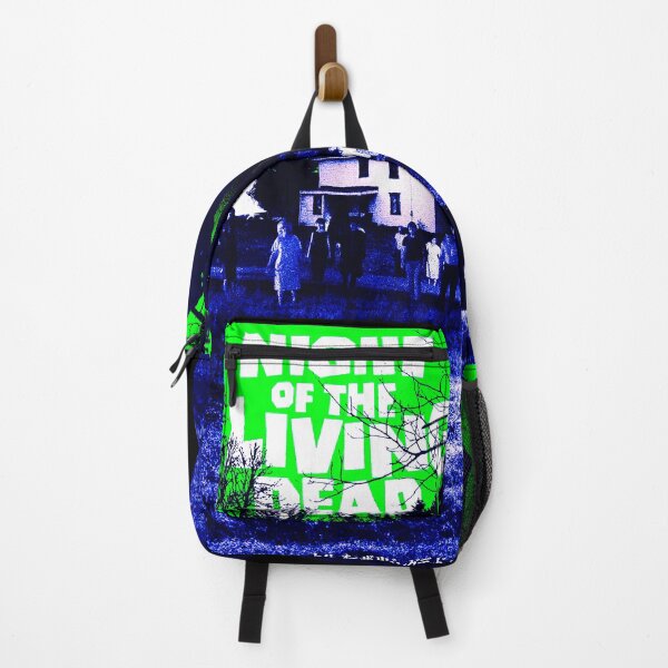 Item preview, Night of the Living Dead - Vintage Japanese Movie Poster Art Tee - Blue And Neon Green designed and sold by QualityPrints4U.