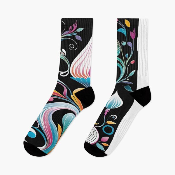 Item preview, Vibrant Symmetrical Floral Artwork designed and sold by merve02shop.
