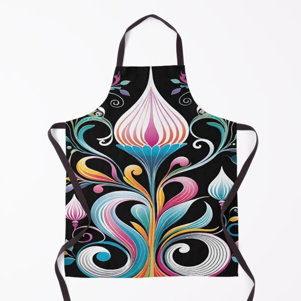 Item preview, Vibrant Symmetrical Floral Artwork designed and sold by merve02shop.
