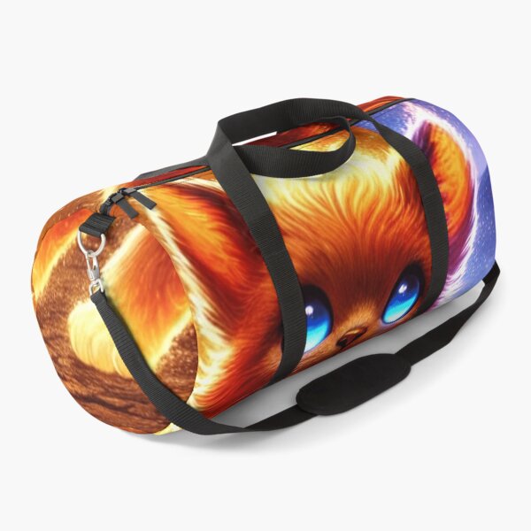 Item preview, Fiery Dual Nature Cat in Lava Landscape designed and sold by TeslaSt0re.