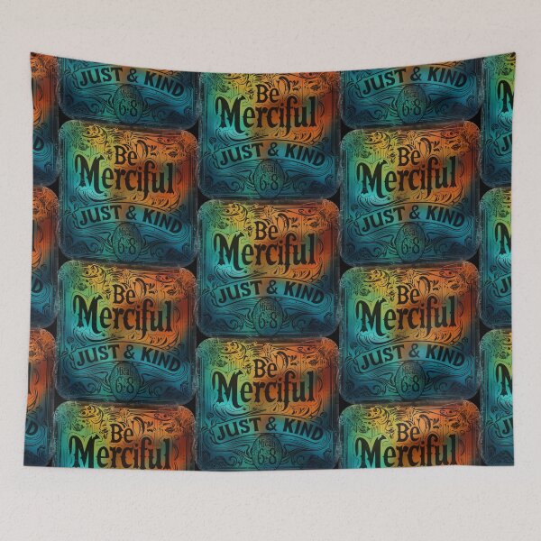 Item preview, Colorful Micah 6:8 Be Merciful, act justly, walk humbly designed and sold by bfwilson.