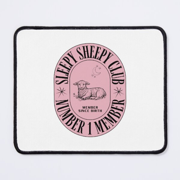 Item preview, Sleepy Sheepy Club Sheep designed and sold by HerkDesigns.