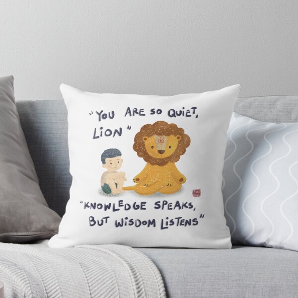 Item preview, Knowledge speaks Wisdom listens designed and sold by MindfulReminder.