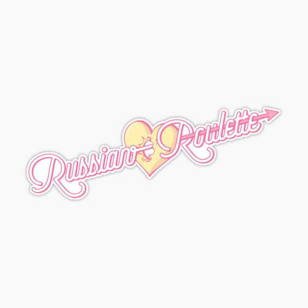 Red Velvet Russian Roulette Logo Sticker Sticker for Sale by crscntbttrfly