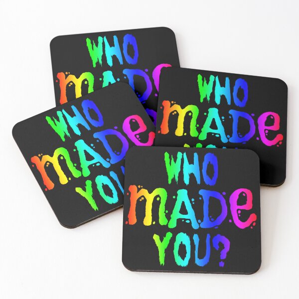 Item preview, WHO MADE YOU? (joke design in rainbow) designed and sold by Dzhart.