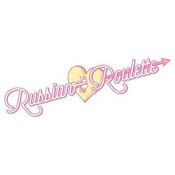 Red Velvet Russian Roulette Logo Sticker Sticker for Sale by crscntbttrfly