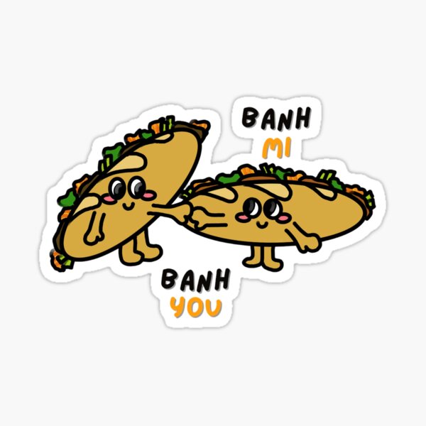 Item preview, Banh Mi, Banh You  designed and sold by AnhNyStudio.