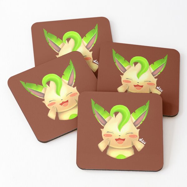 Item preview, Cute Green Fox with Plant Ears designed and sold by VulpyArt.