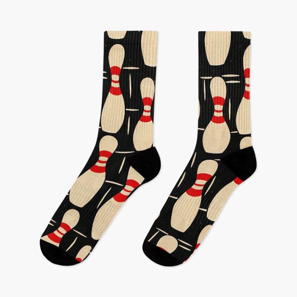 Item preview, Bowling Pins Retro Pattern designed and sold by sheprint.