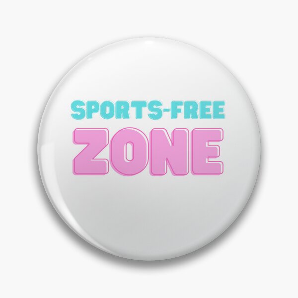 Item preview, Sports-free Zone antisport rhetoric designed and sold by alczar.