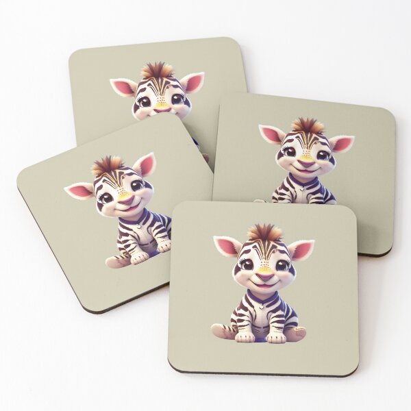 Item preview, Happy Baby Zebra has Pink Ears designed and sold by AldeaPod.