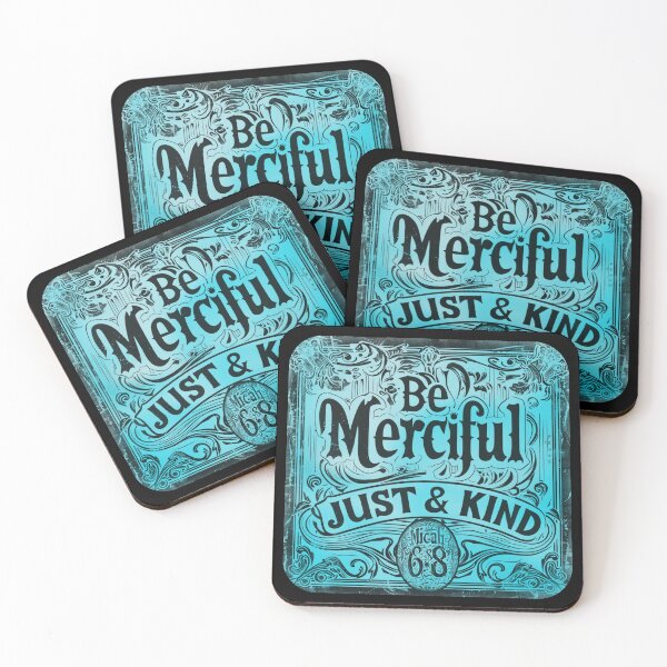 Item preview, Micah 6:8 Be Merciful, act justly, walk humbly (Cyan) designed and sold by bfwilson.