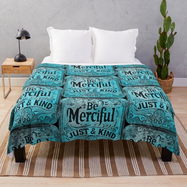 Item preview, Micah 6:8 Be Merciful, act justly, walk humbly (Cyan) designed and sold by bfwilson.