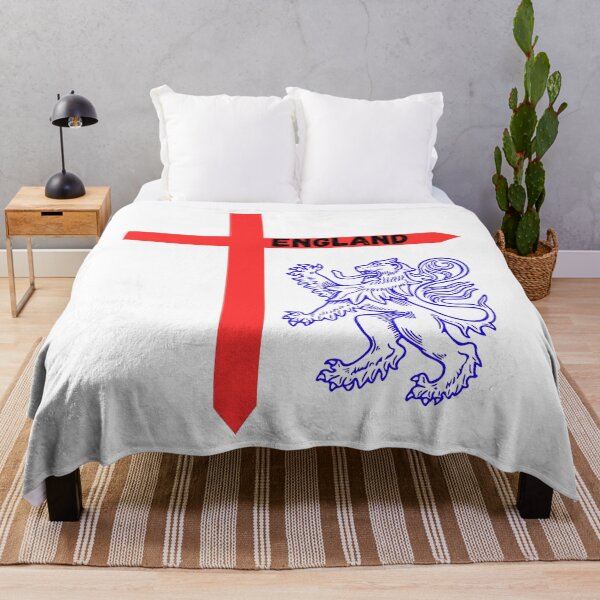 Item preview, England Flag & Lions Football Fan England Supporter T-Shirt designed and sold by SBAR33.