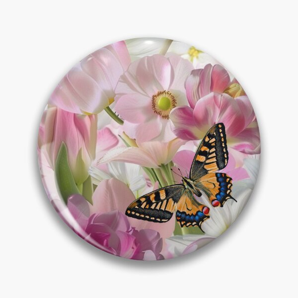 Item preview, Butterflies and summer flowers  designed and sold by Lewis-mart.