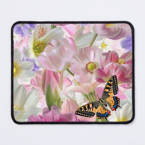 Item preview, Butterflies and summer flowers designed and sold by Lewis-mart.