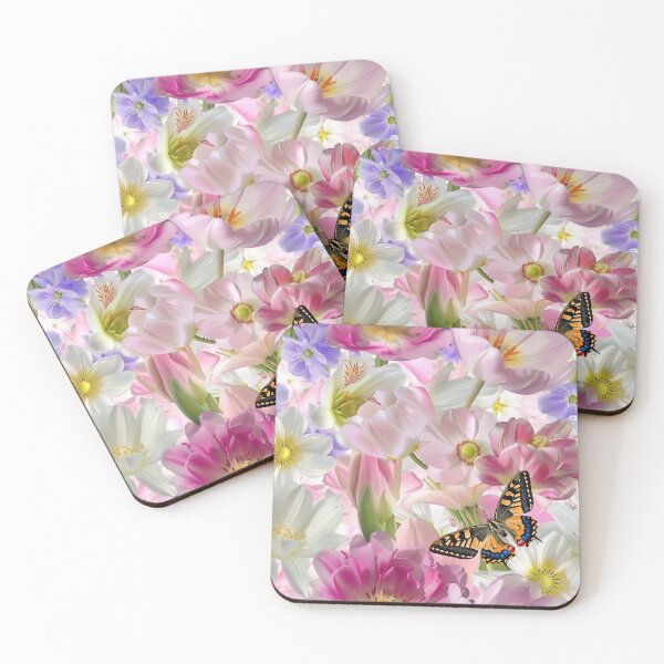 Item preview, Butterflies and summer flowers  designed and sold by Lewis-mart.