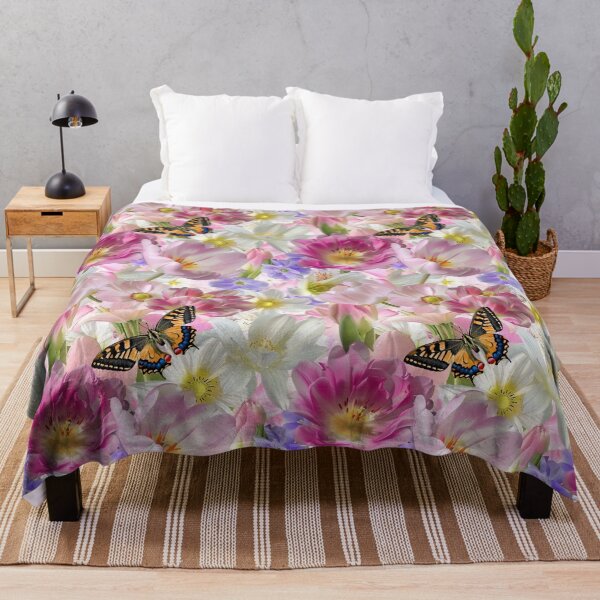 Item preview, Butterflies and summer flowers  designed and sold by Lewis-mart.