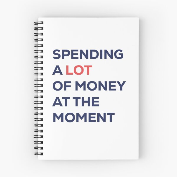 Item preview, spending a lot of money at the moment t-shirt  designed and sold by LuminoSky Creations.