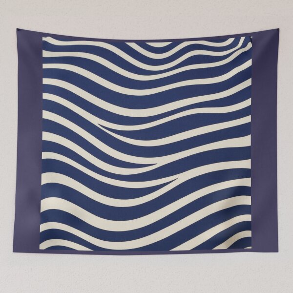 Item preview, Nautical Waves Pattern Design designed and sold by merve02shop.