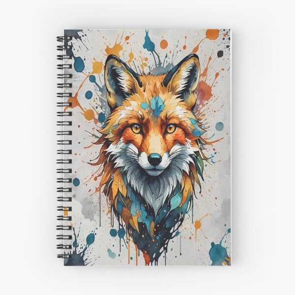 Item preview, Colorful Fox Face Logo Facing Forward designed and sold by KING TK.
