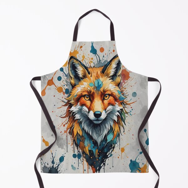 Item preview, Colorful Fox Face Logo Facing Forward designed and sold by KING TK.