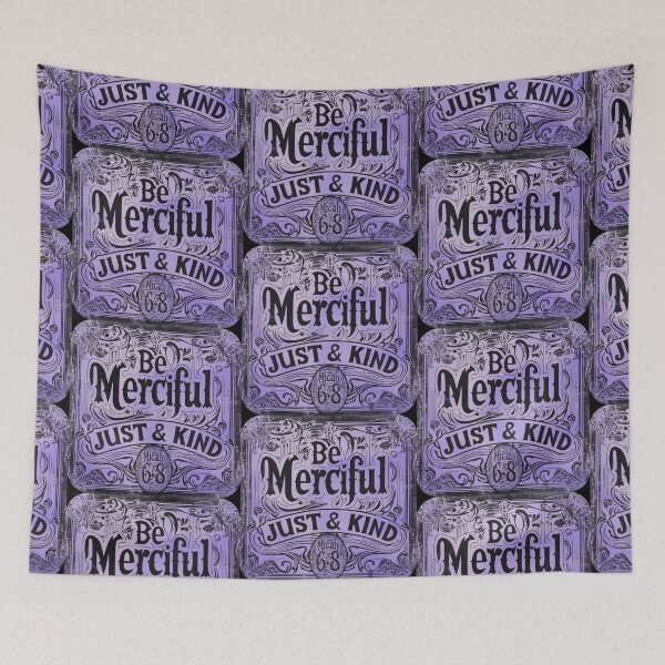 Item preview, Micah 6:8 Be Merciful, act justly, walk humbly (Purple) designed and sold by bfwilson.