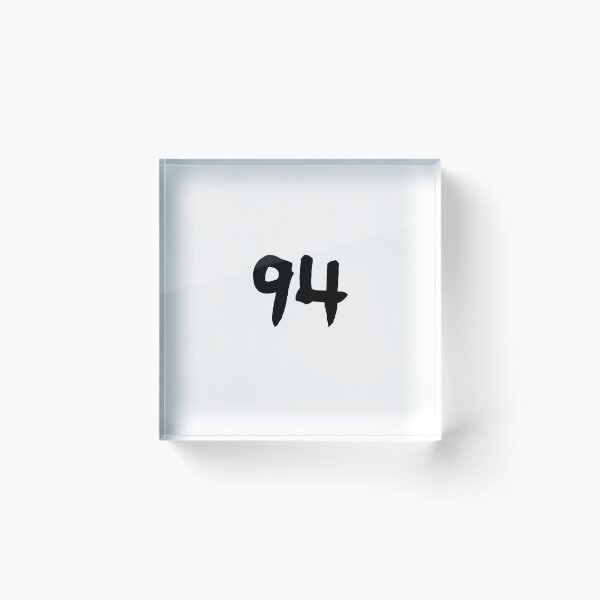 Item preview, 94, ninety-four, black, ninja designed and sold by Numbers-Art.