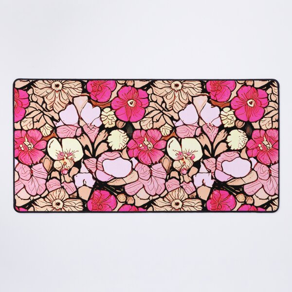 Item preview, Yellow and pink Floral seamless designed and sold by Clara Fruggeri.