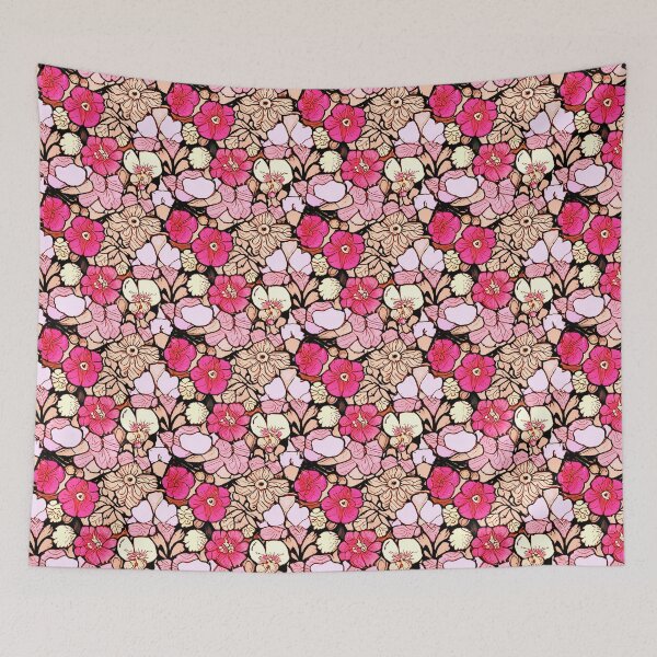 Item preview,  Yellow and pink Floral seamless designed and sold by Clara Fruggeri.