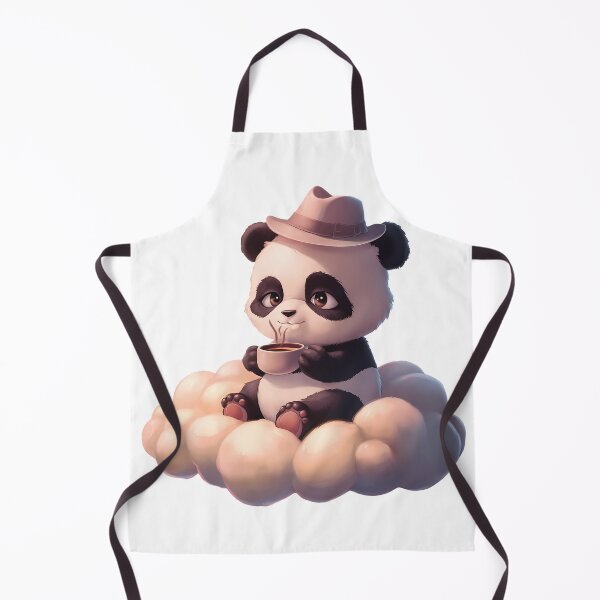 Item preview, panda drinking coffee designed and sold by Adrian-merch.