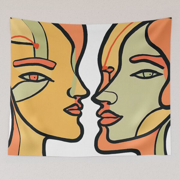 Item preview, Face Design Art designed and sold by Modern-Tropical.