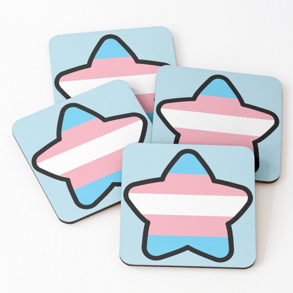 Item preview, Transgender Flag Star designed and sold by deadbeatprince-typography.