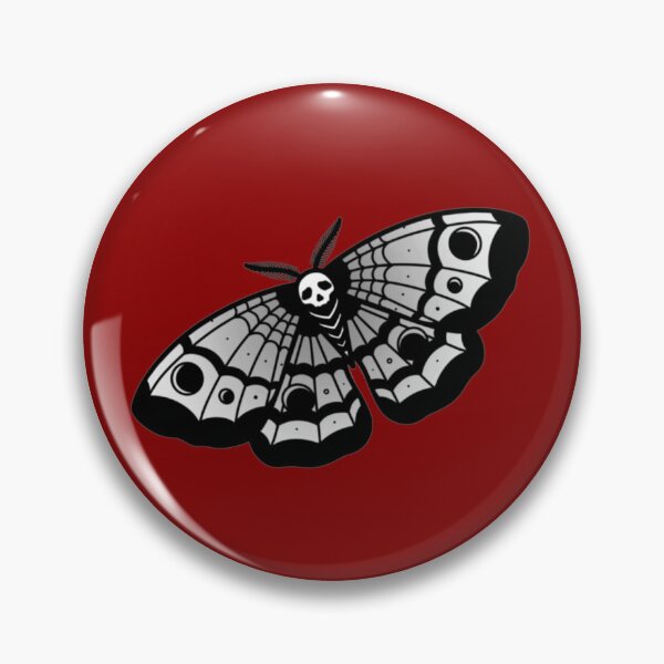 Artikelvorschau, Traditionelles Totenkopfmotte Tattoo entworfen und verkauft von PinkReverieShop.