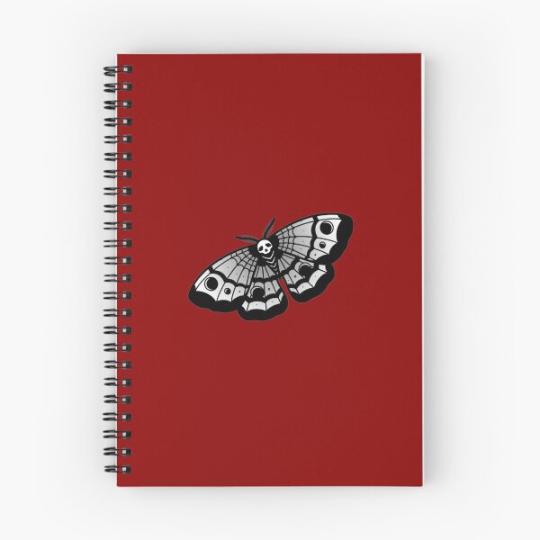 Item preview, Traditional Skull Moth Tattoo designed and sold by PinkReverieShop.
