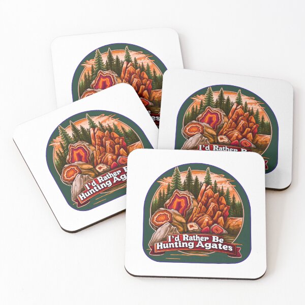 Item preview, I'd Rather Be Hunting Agates Rounding Hounding Gift designed and sold by Hlvargo.